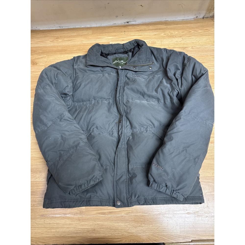 Eddie Bauer‎ Goose Down EB650 Men's Large Tall Full Zip Jacket